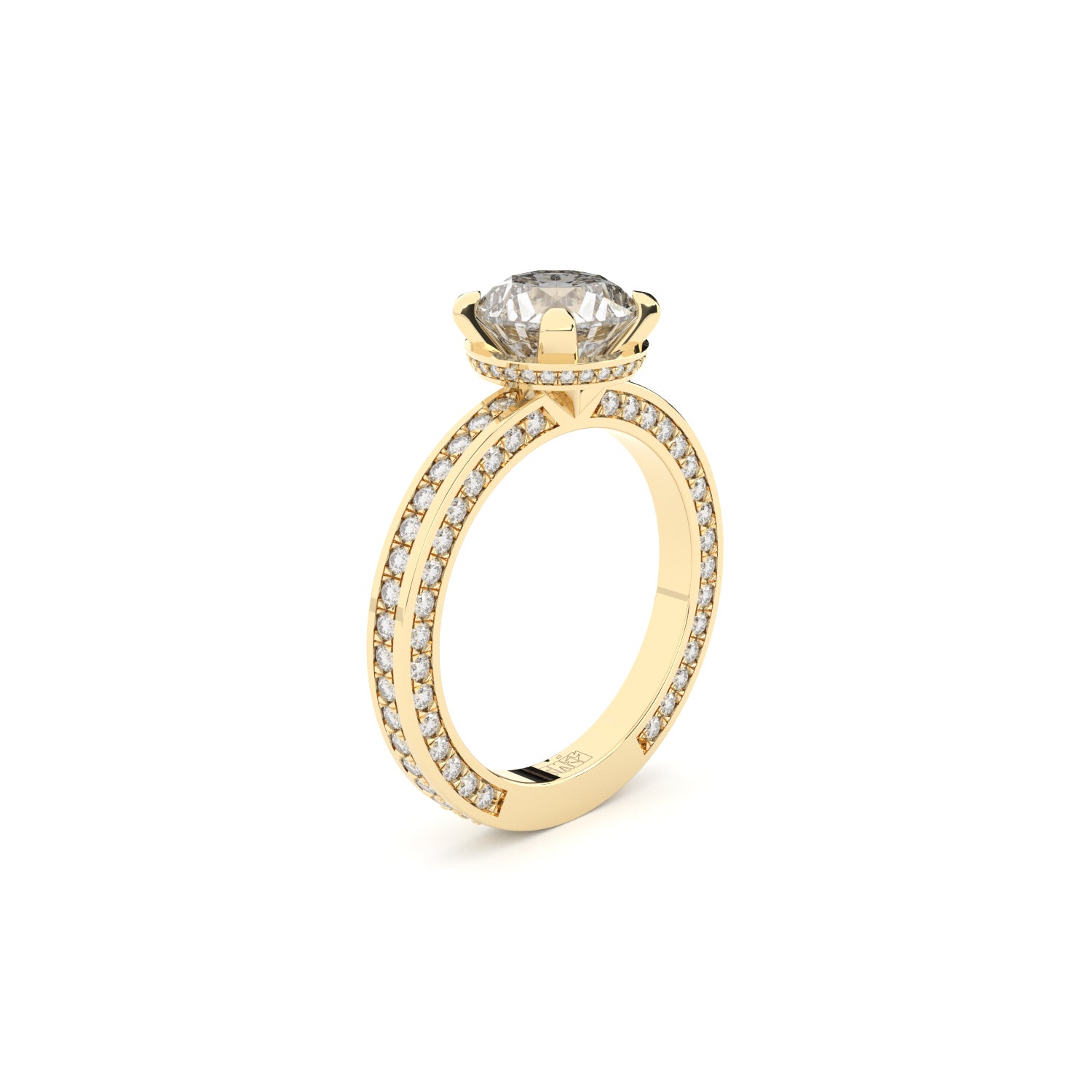 GRACE AVANT-GARDE ENGAGEMENT RING, 1,80 CT lab grown or natural diamonds