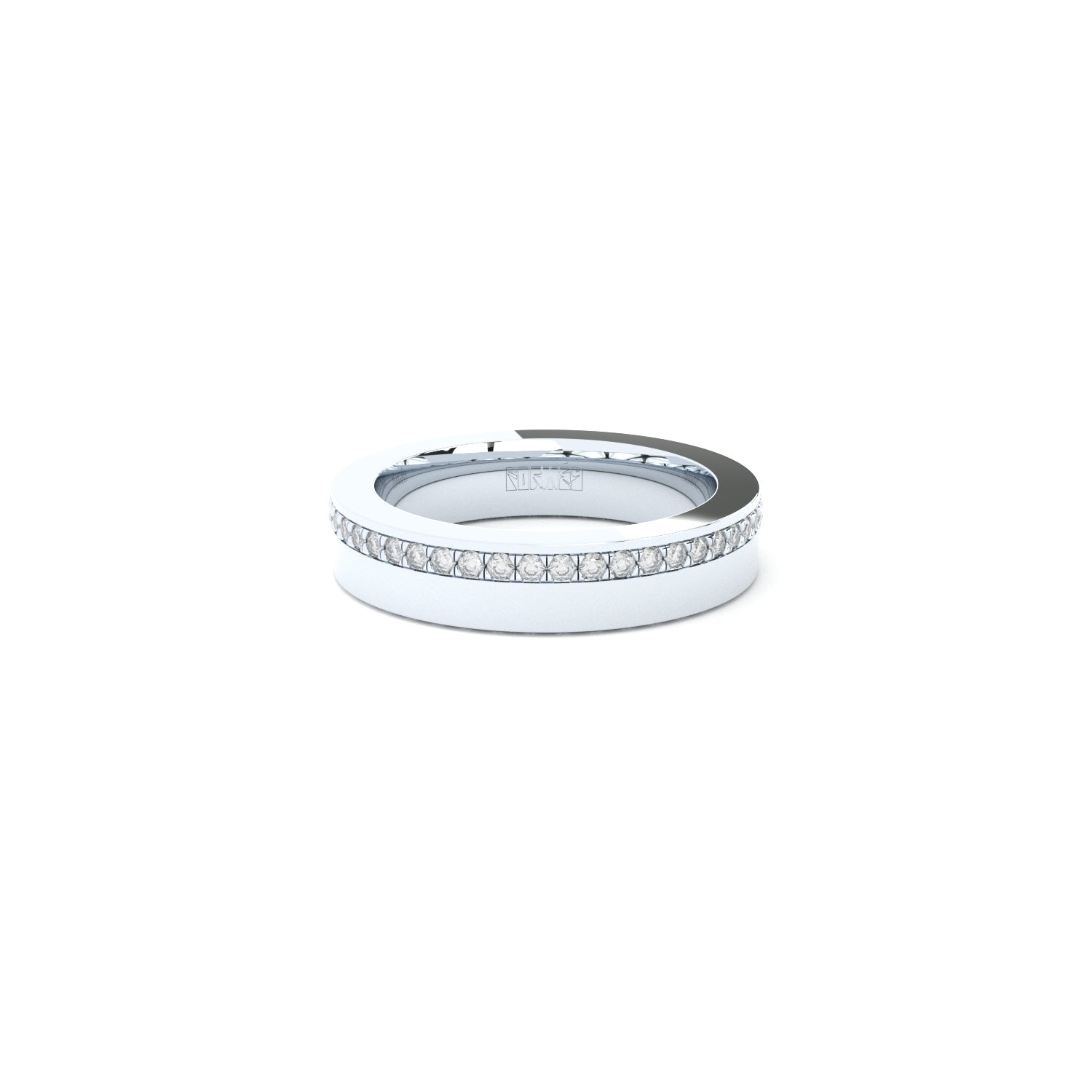 Dual diamonds line ring