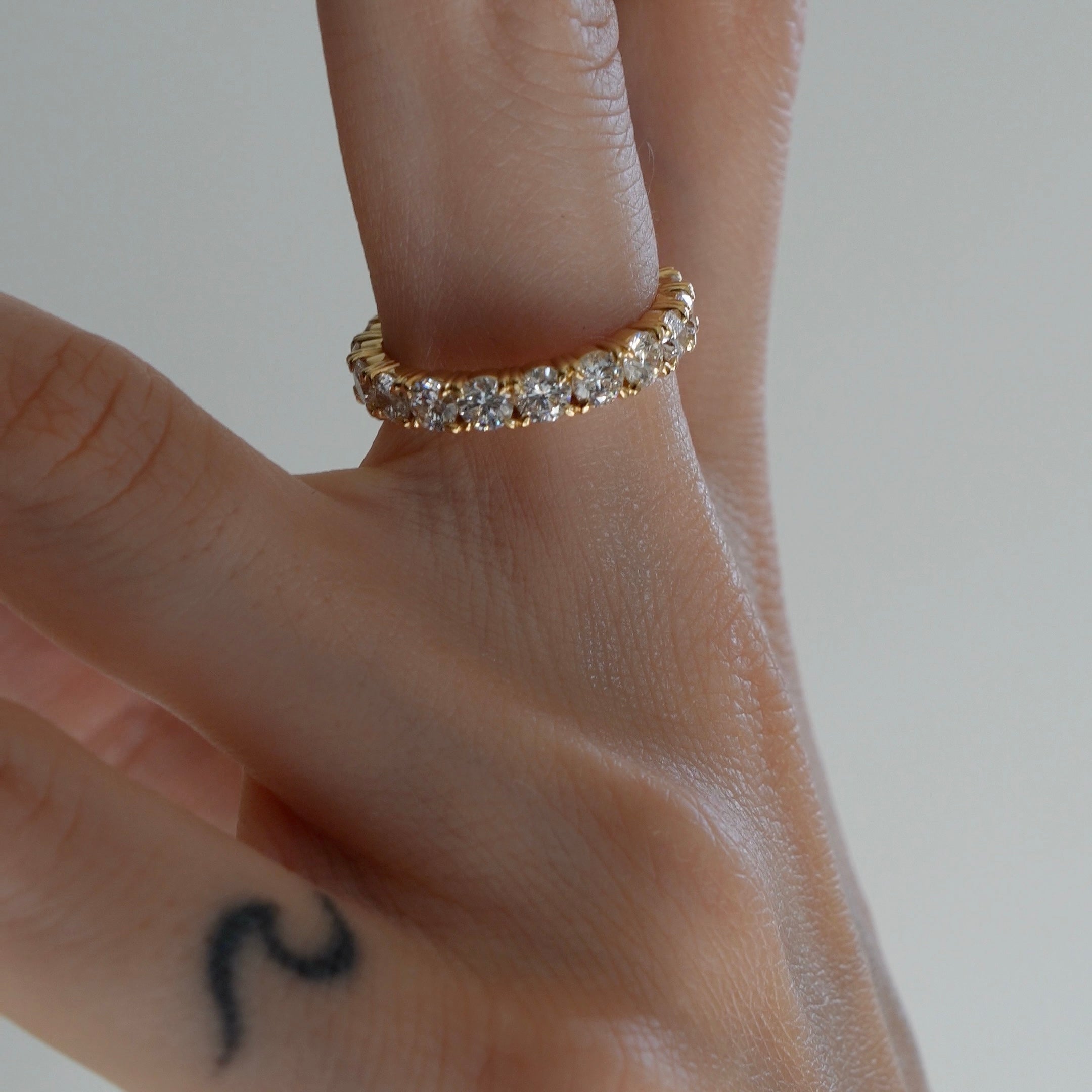 luxury eternity ring with diamonds by Formes