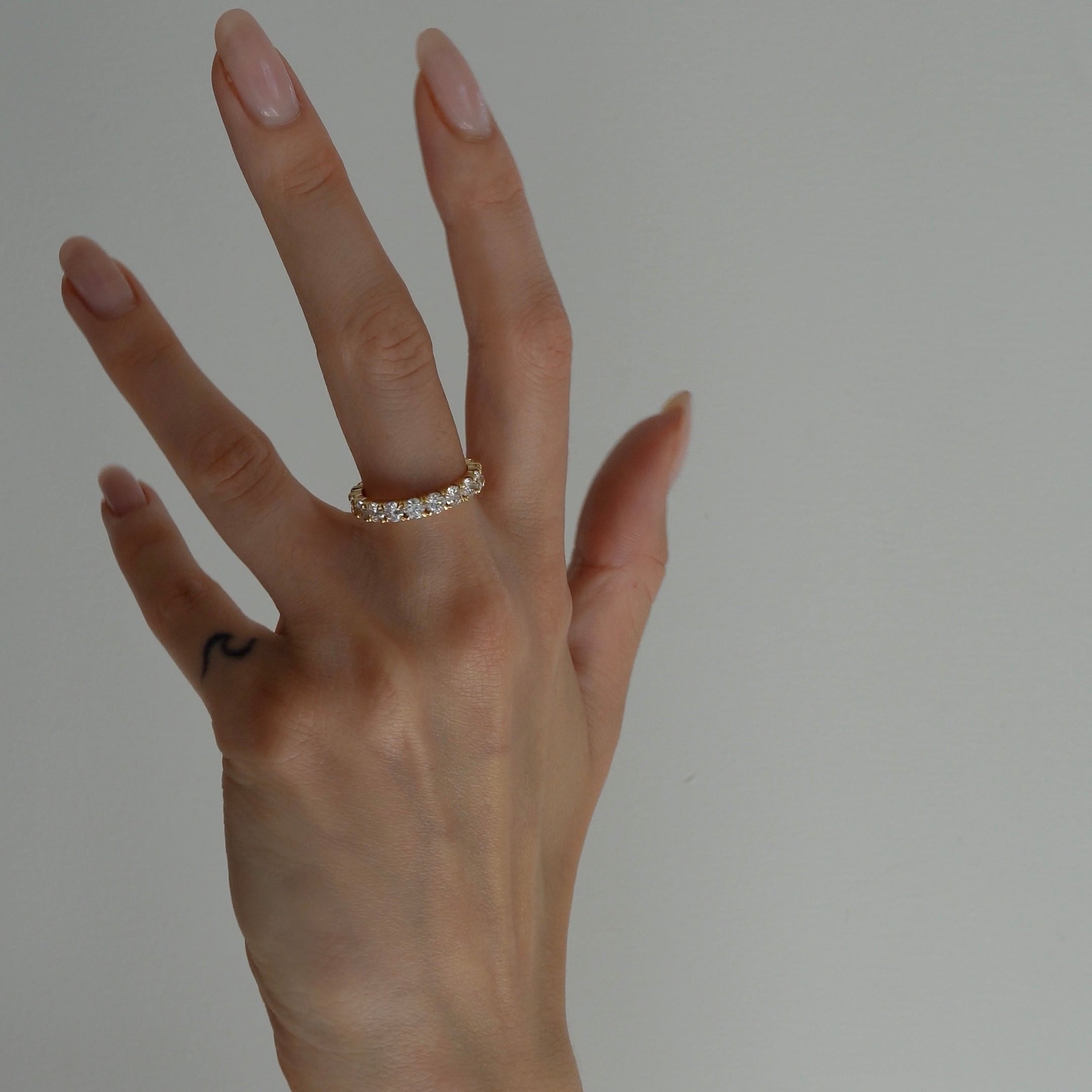 luxury eternity ring with diamonds by Formes