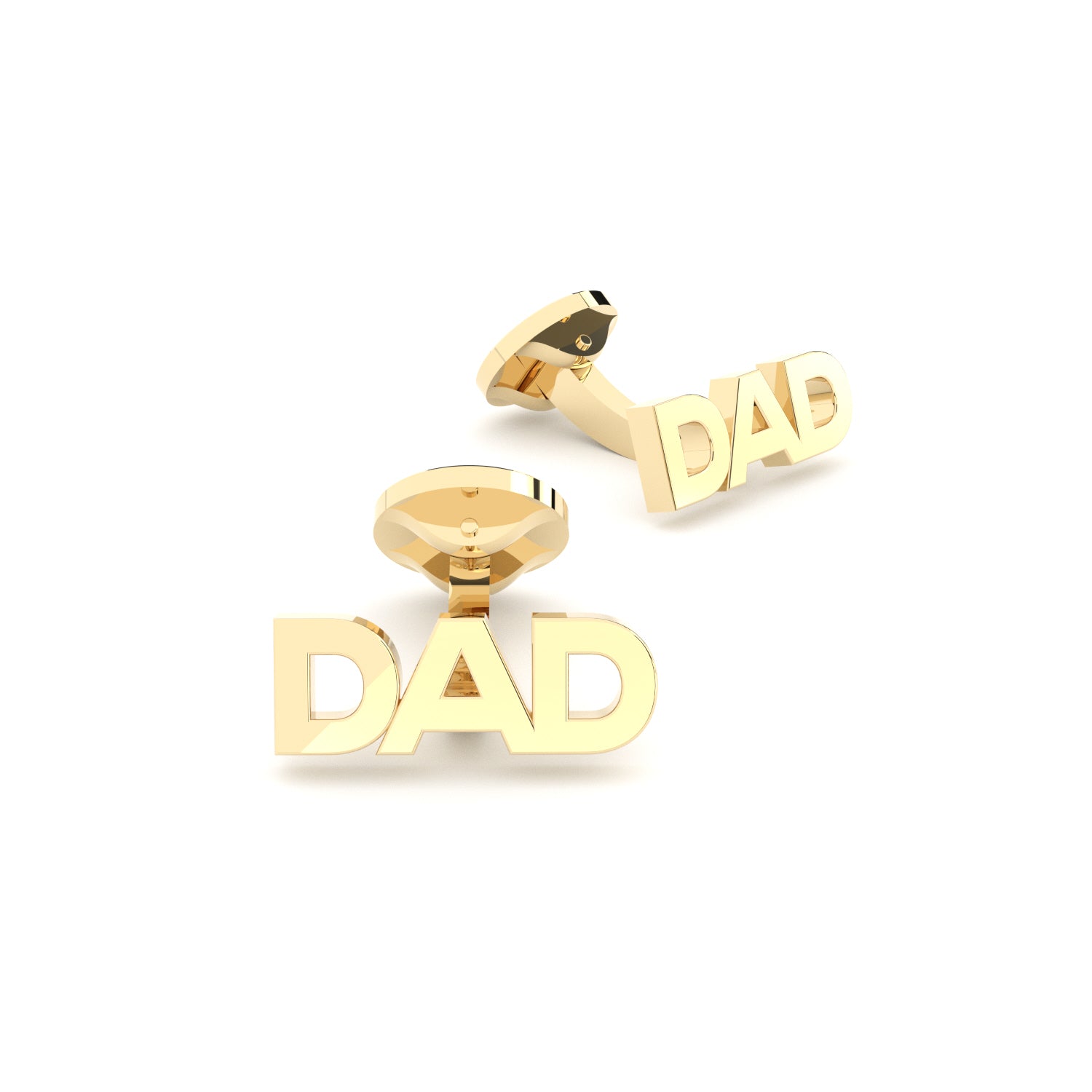 golden dad cufflinks