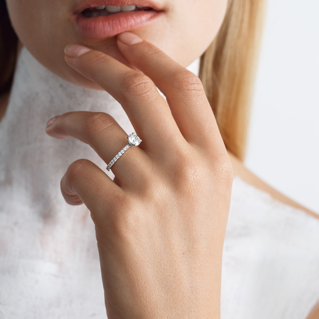 designer engagement rings with lab grown diamonds by Formes