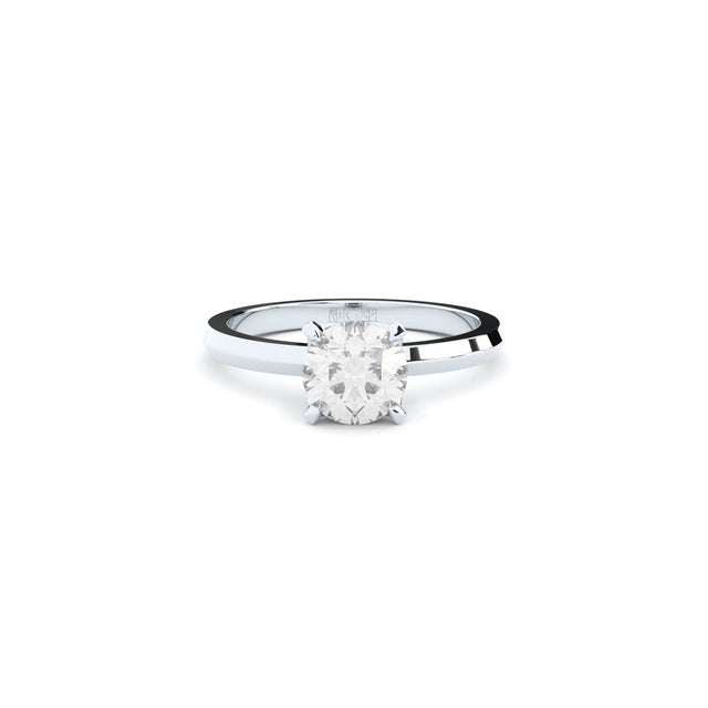 1 ct Lab grown diamond fine engagement ring with a twist by Formes