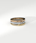 golden girl ring with lab grown diamond designed by Formes
