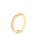mama ring with lab grown diamonds eternity shank by Formes