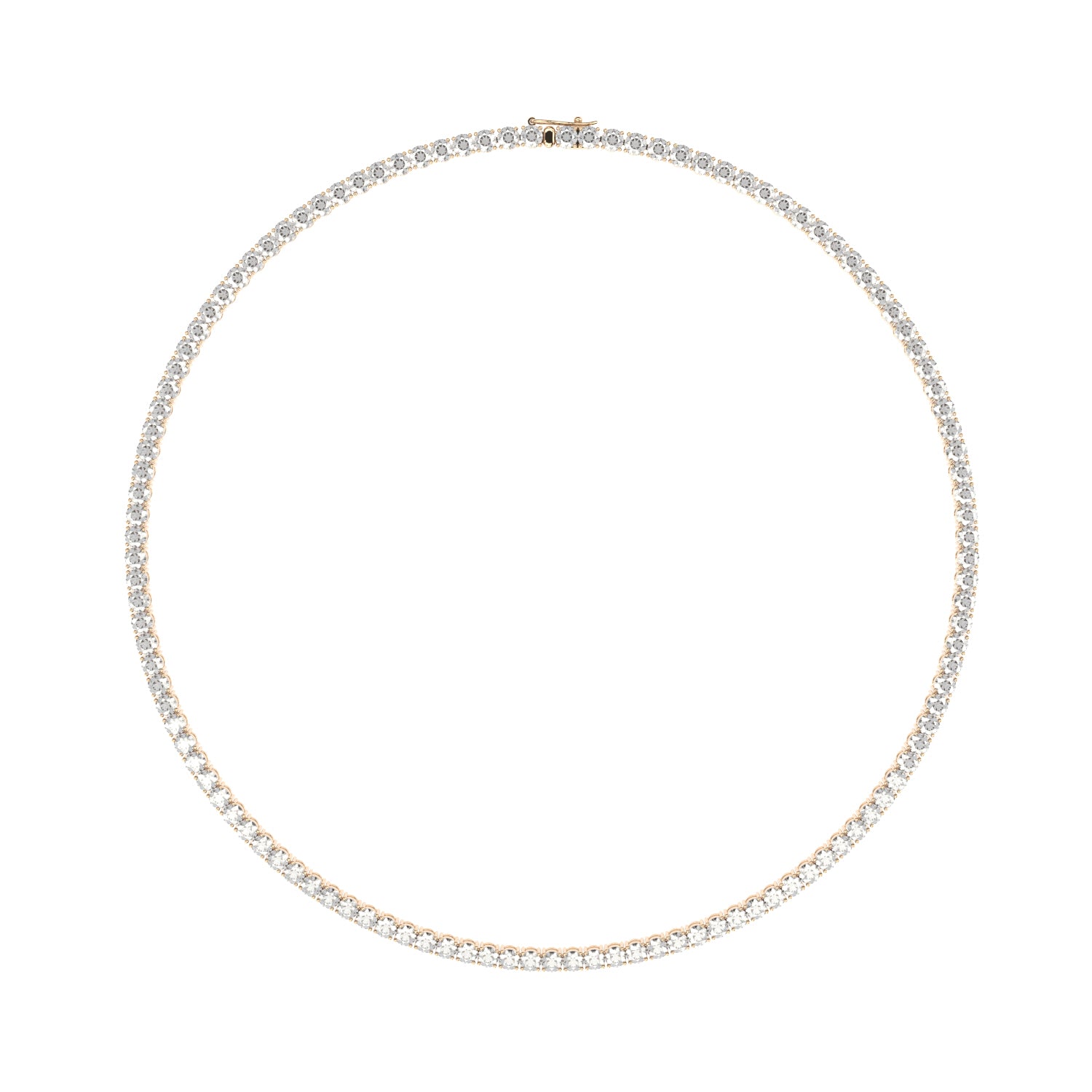 Grace lab grown diamonds tennis necklace