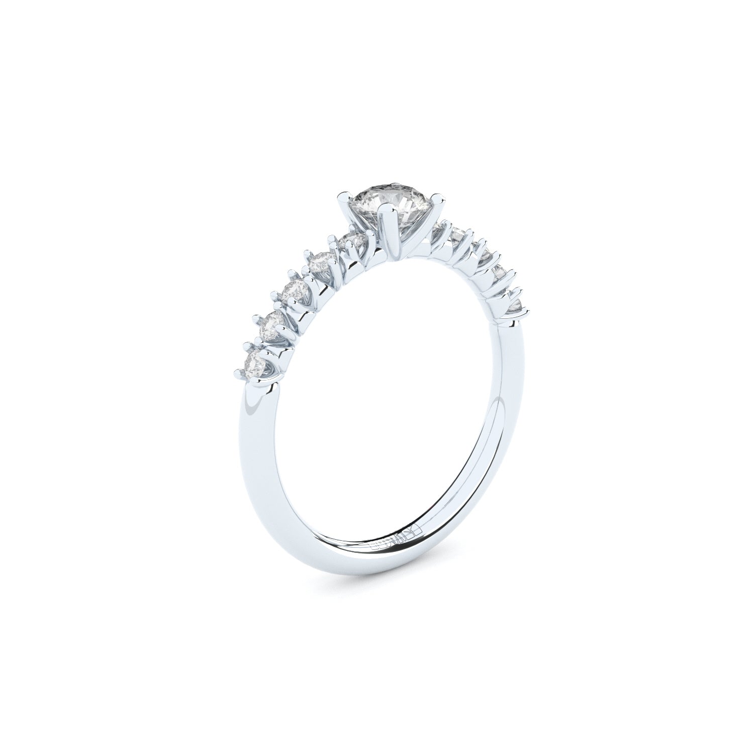 designer engagement ring with lab grown or natural diamonds by Formes
