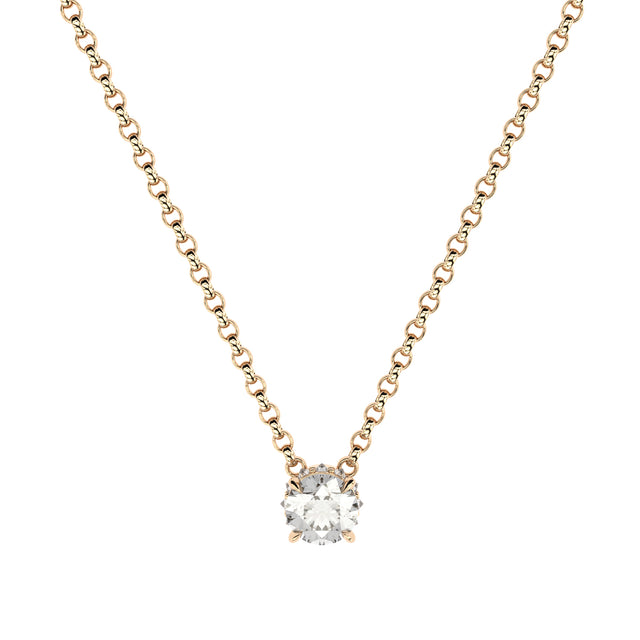lab grown diamond necklace edgy style sun formes