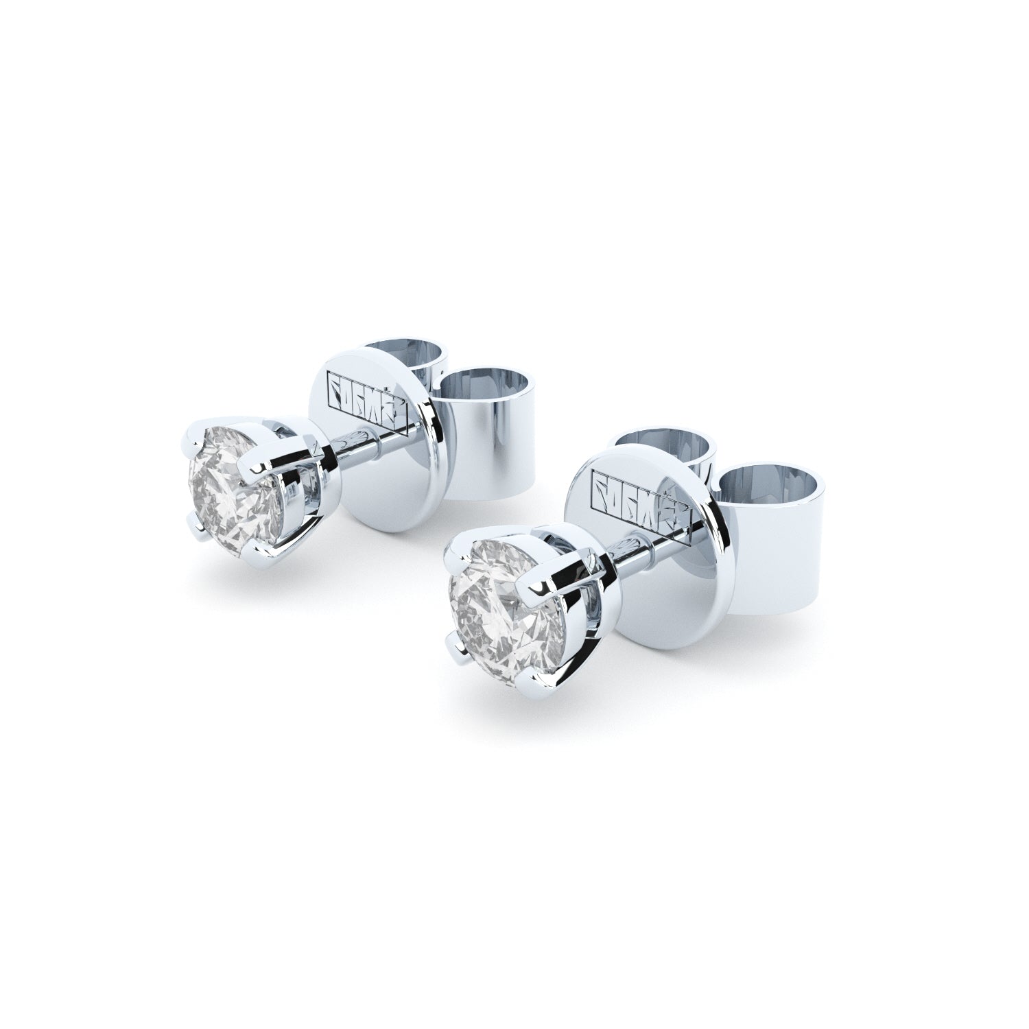 diamonds studs handmade by Formes