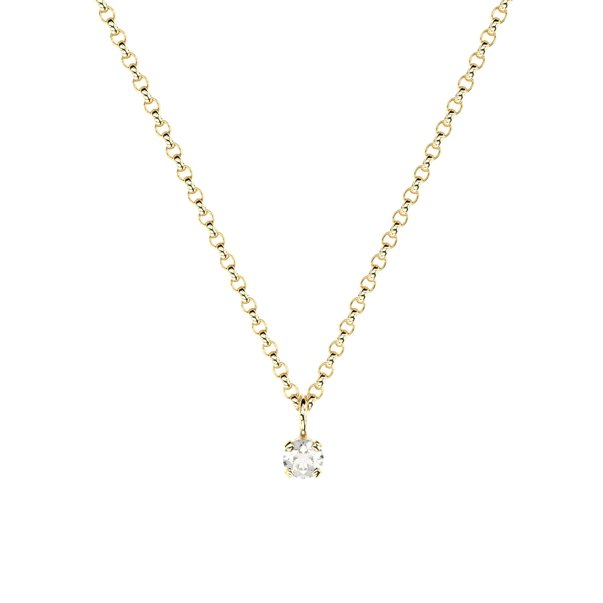 lab grown or natural diamond tiny pendant by Formes