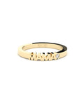 golden mama ring with lab grown diamond by Formes