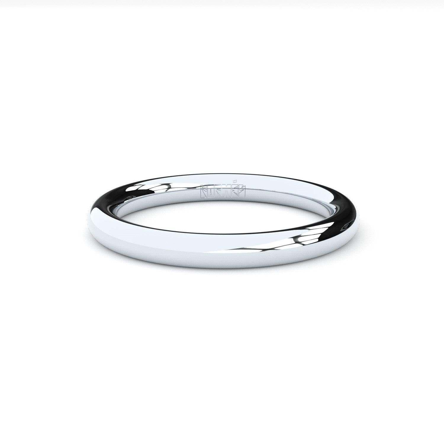 oval plain wedding ring by Formes