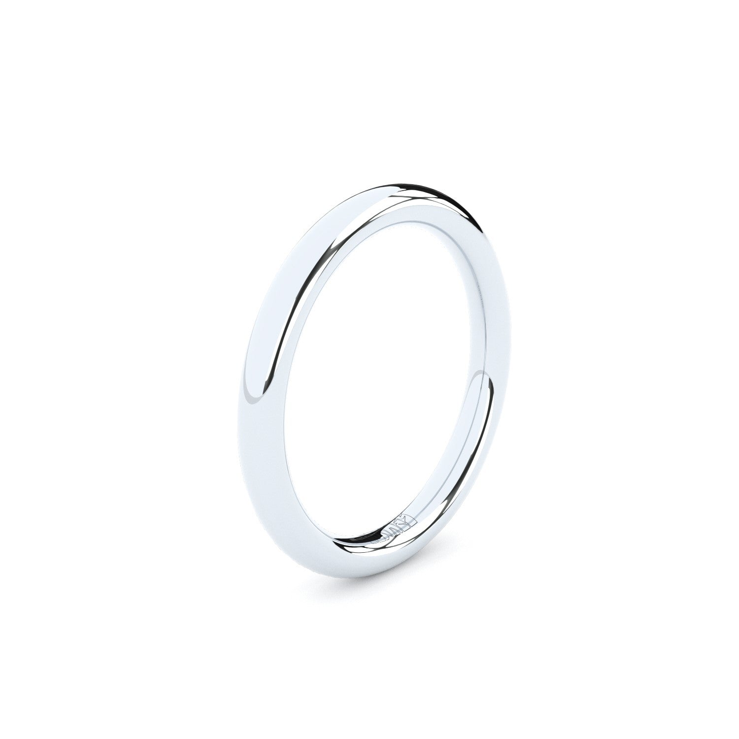 oval plain wedding ring by Formes