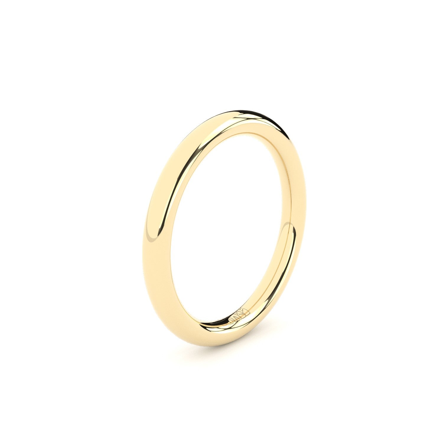 oval plain wedding ring by Formes