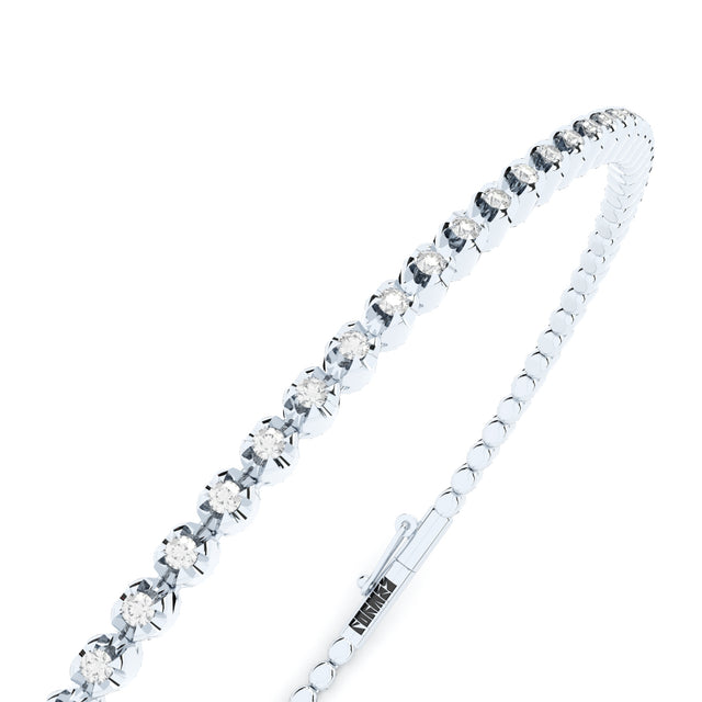 slim lab grown diamond bracelet by Formes