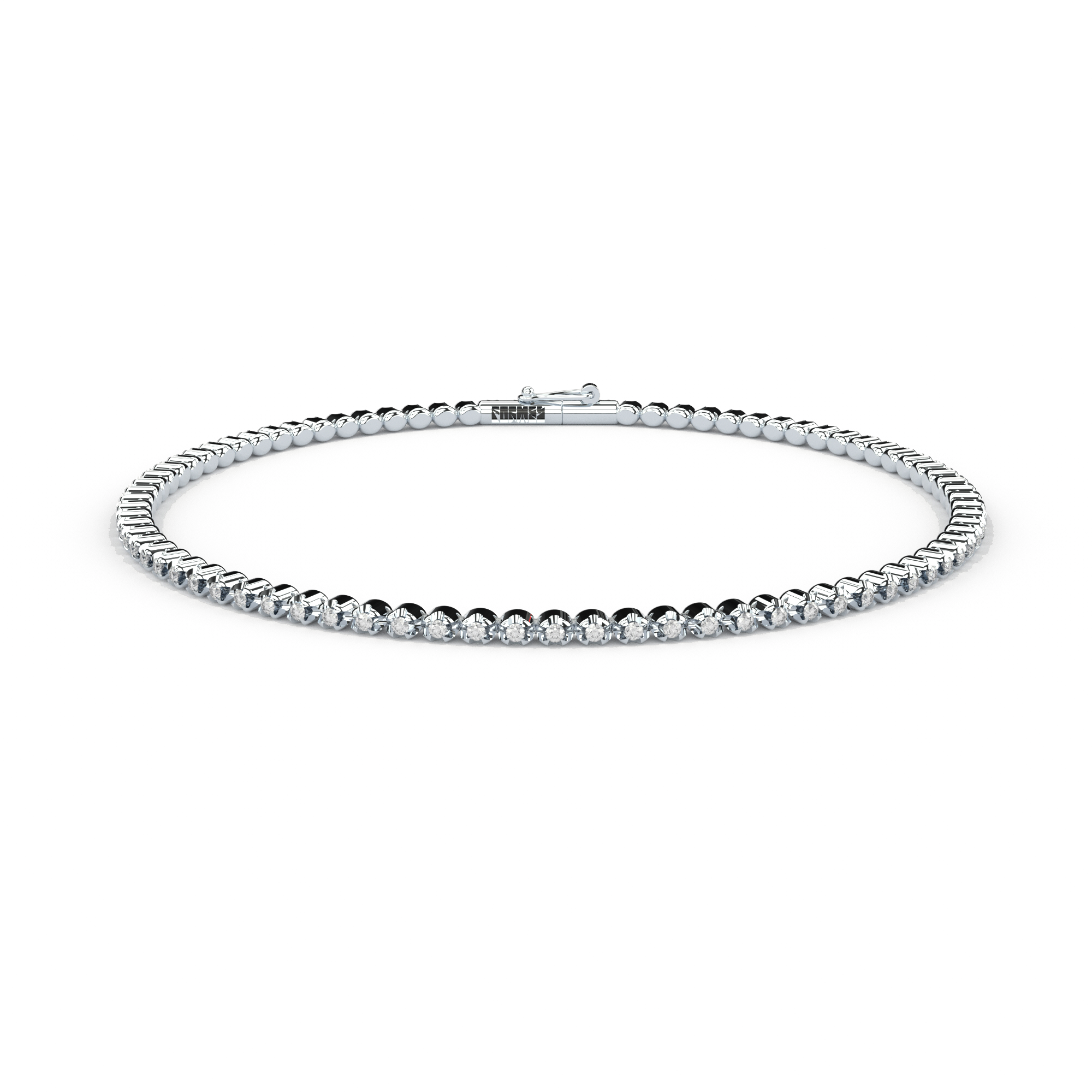 slim lab grown diamond bracelet by Formes