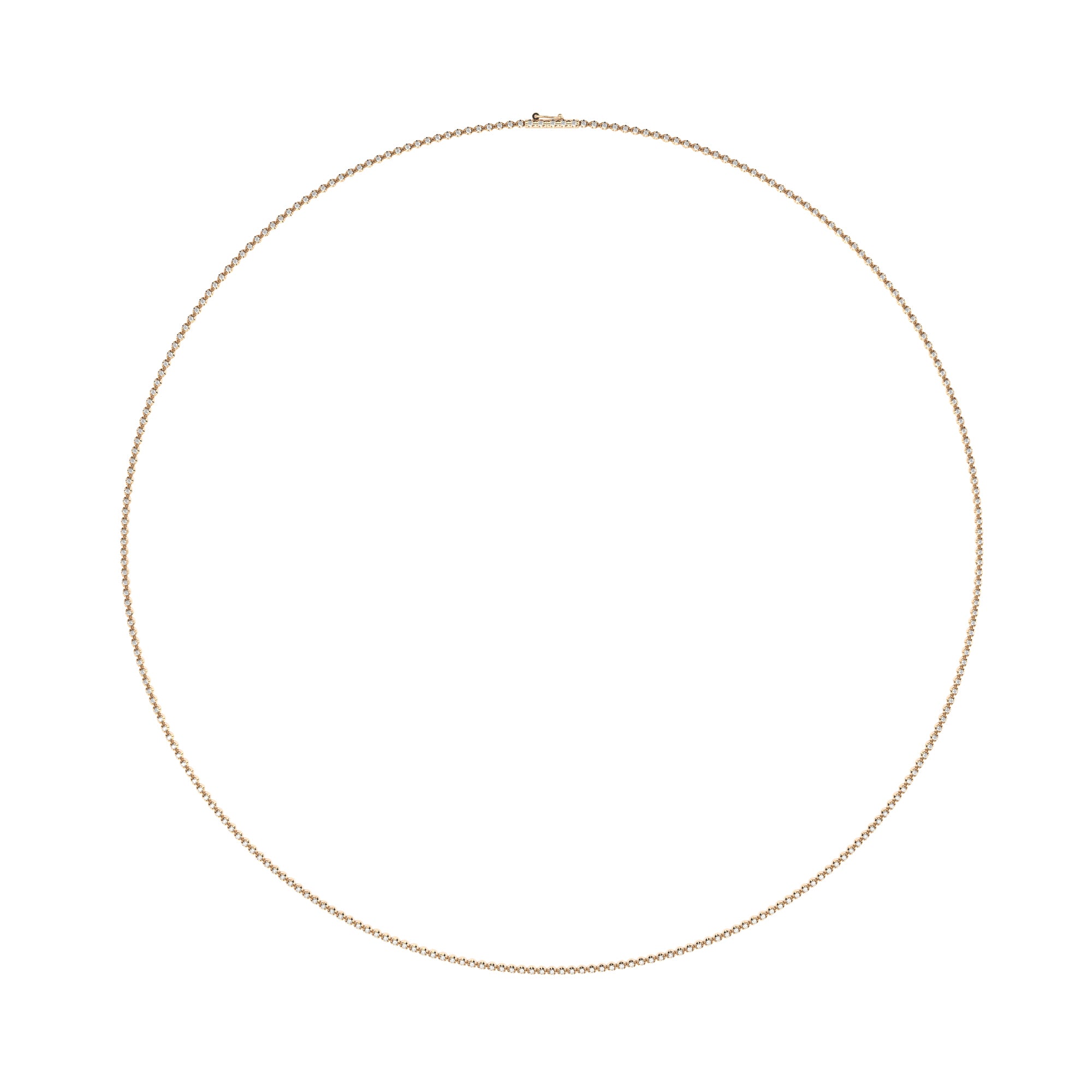 slim lab grown diamond necklace by Formes