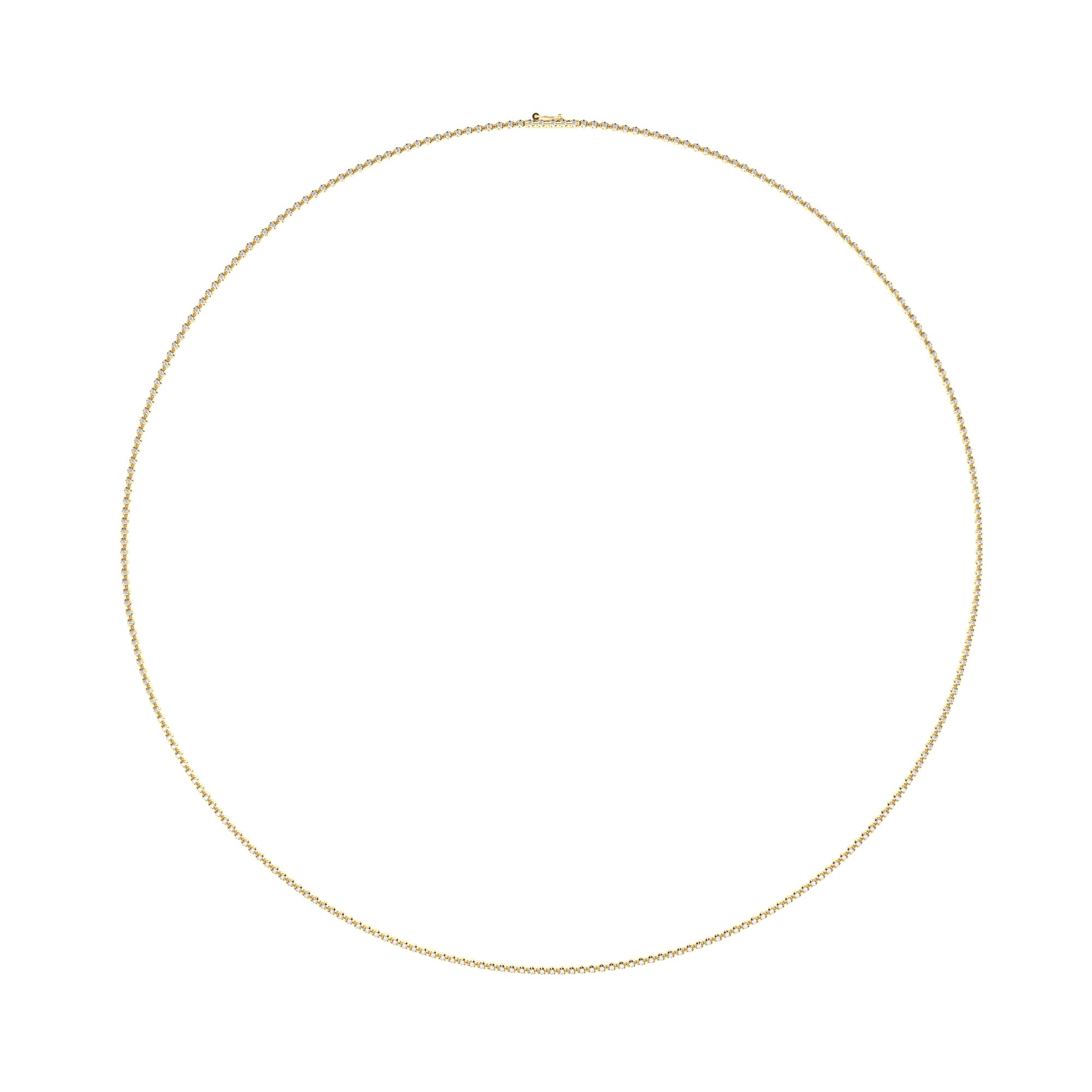 slim lab grown diamond necklace by Formes