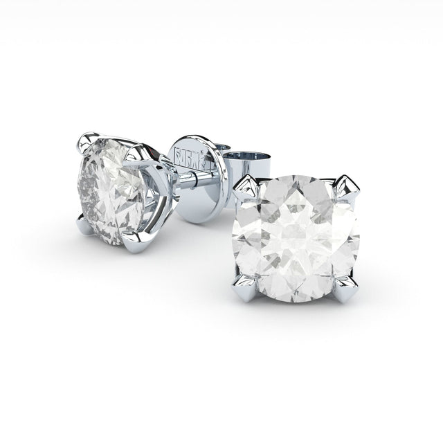 lab grown diamonds studs with an edge by Formes