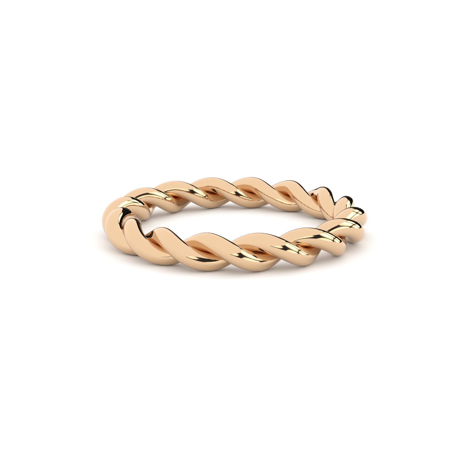 Twisted becoming ring by Formes
