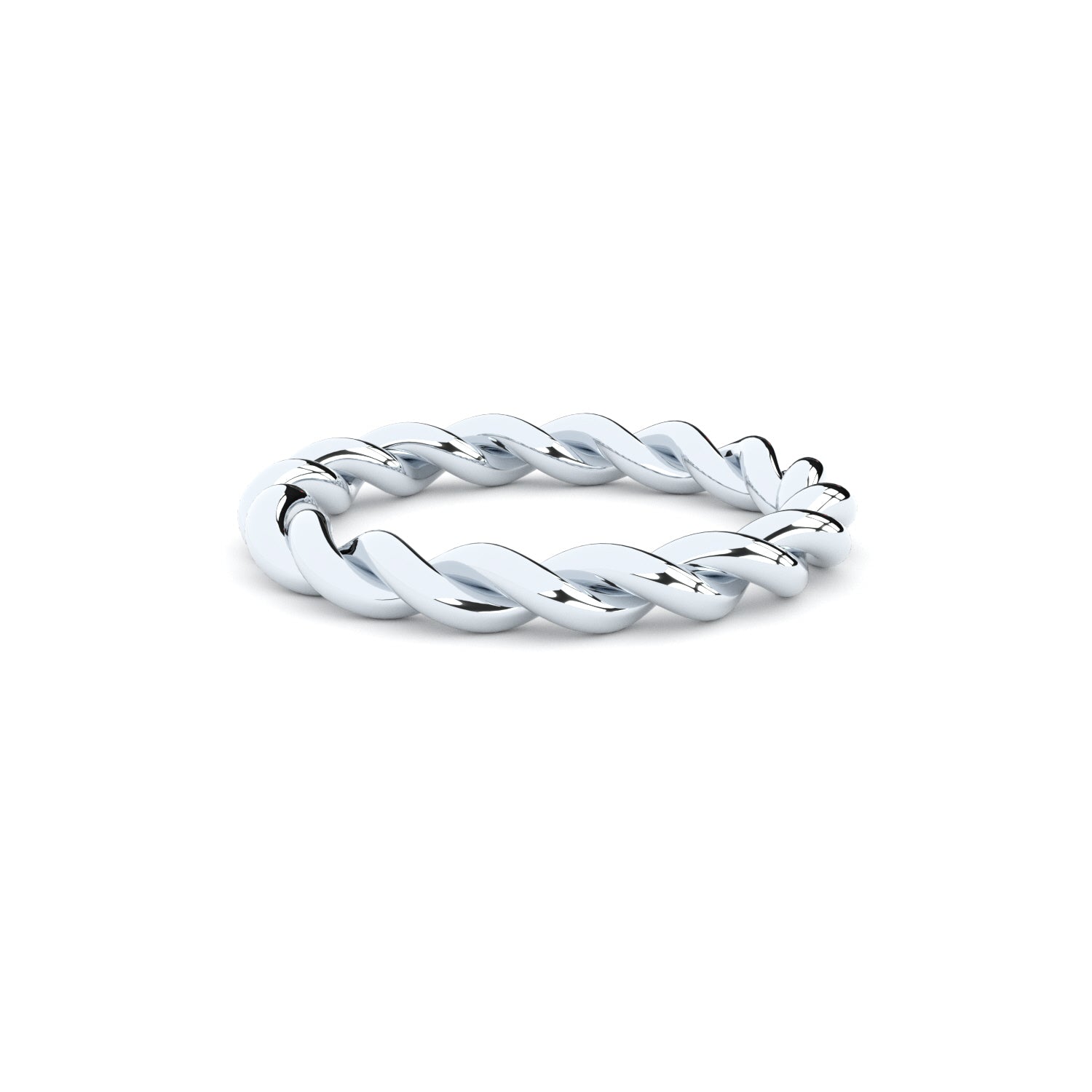 Twisted becoming ring by Formes