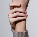 Fine slim eternity band with natural or lab grown diamonds by Formes