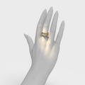 Bare Souls Ring on Hand Formes