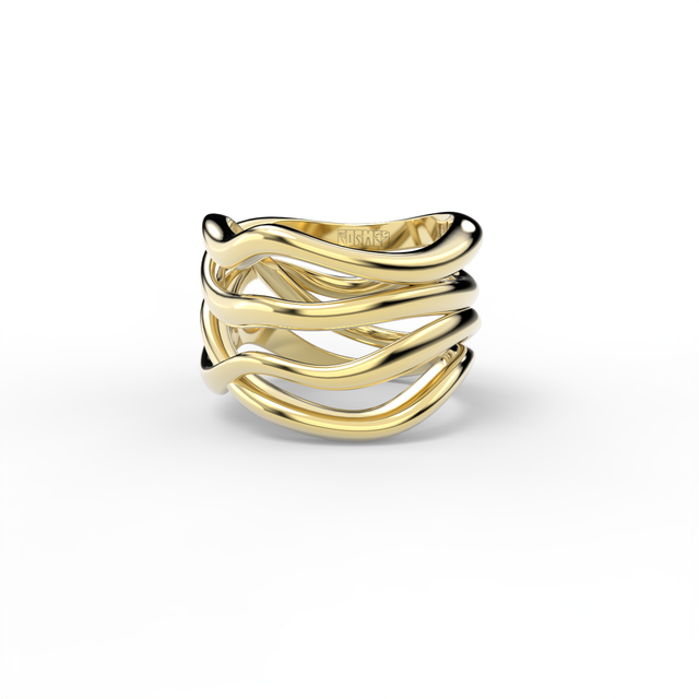 Bare Souls 4 Shank Golden Ring by Formes
