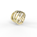 Bare Souls 4 Shank Golden Ring by Formes Side