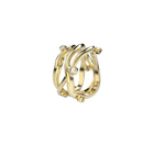 Bare Souls Three Shank Organic Golden Ring by Formes