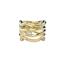 Bare Souls four golden threads ring by Formes Fine Jewelry
