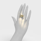 Bare Souls four golden threads ring by Formes Fine Jewelry