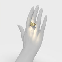 Bare Souls four golden threads ring by Formes Fine Jewelry