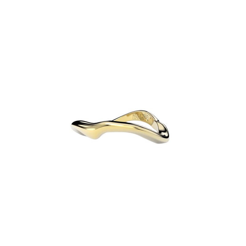 Bare Souls organic golden ring by Formes