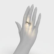 Bare Souls organic golden ring by Formes