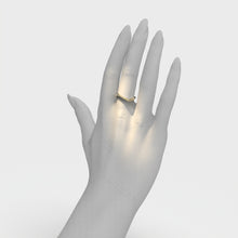 Bare Souls organic golden ring by Formes