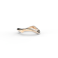 Bare Souls organic golden ring by Formes rose gold