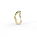 Bare Souls organic golden ring by Formes side