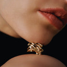 Bare Souls ring 4 threads shank