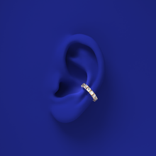 Blue Edges Fine Petite Diamond Ear Cuff by Formes