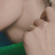 cosmos ring with lab grown or natural diamonds