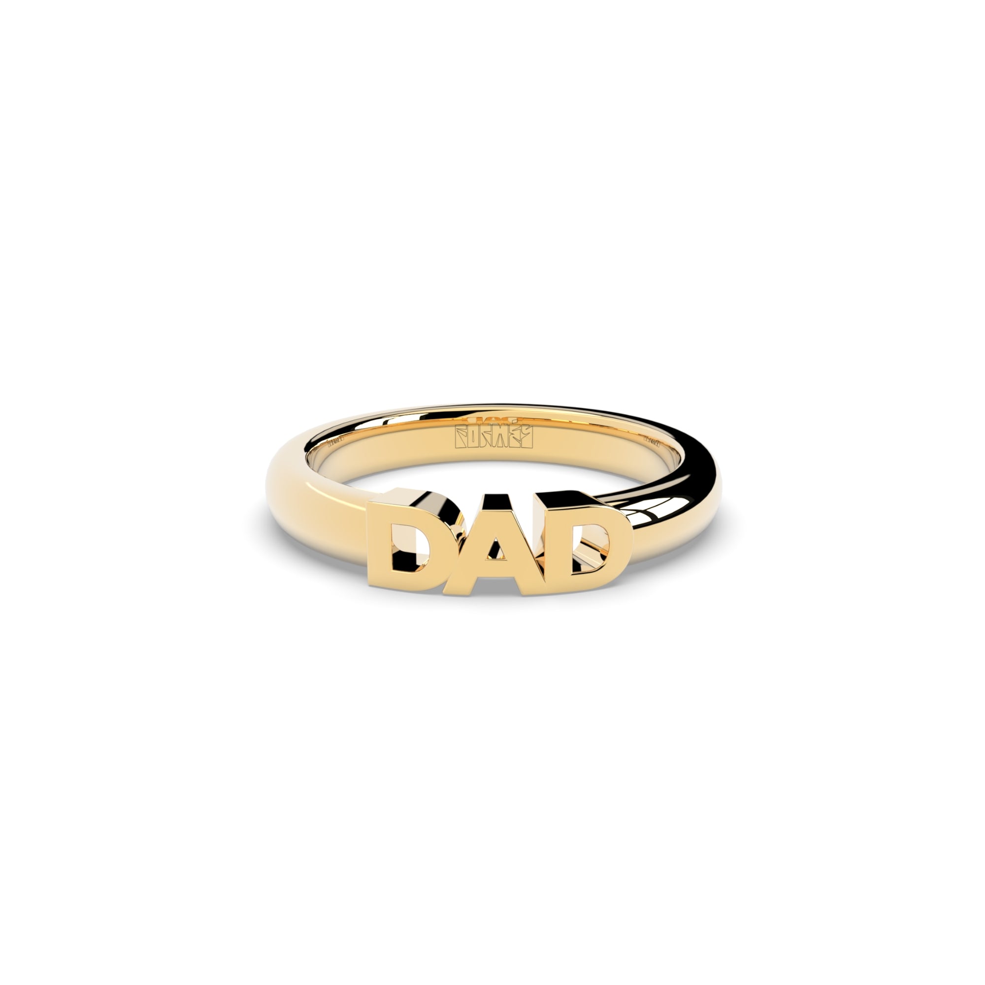 DAD ring golden by Formes