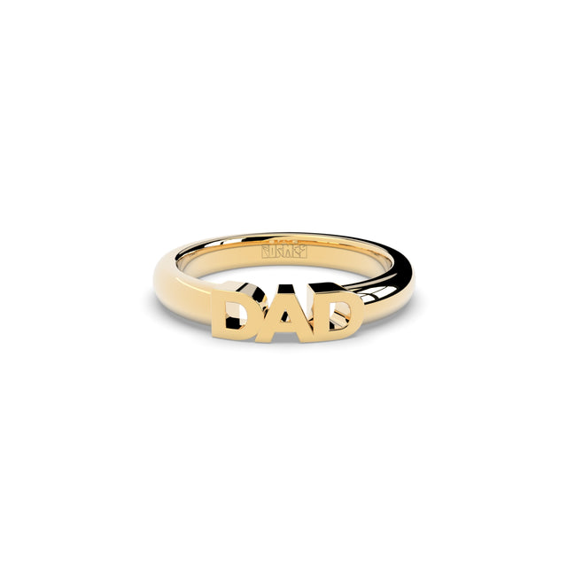 DAD ring golden by Formes