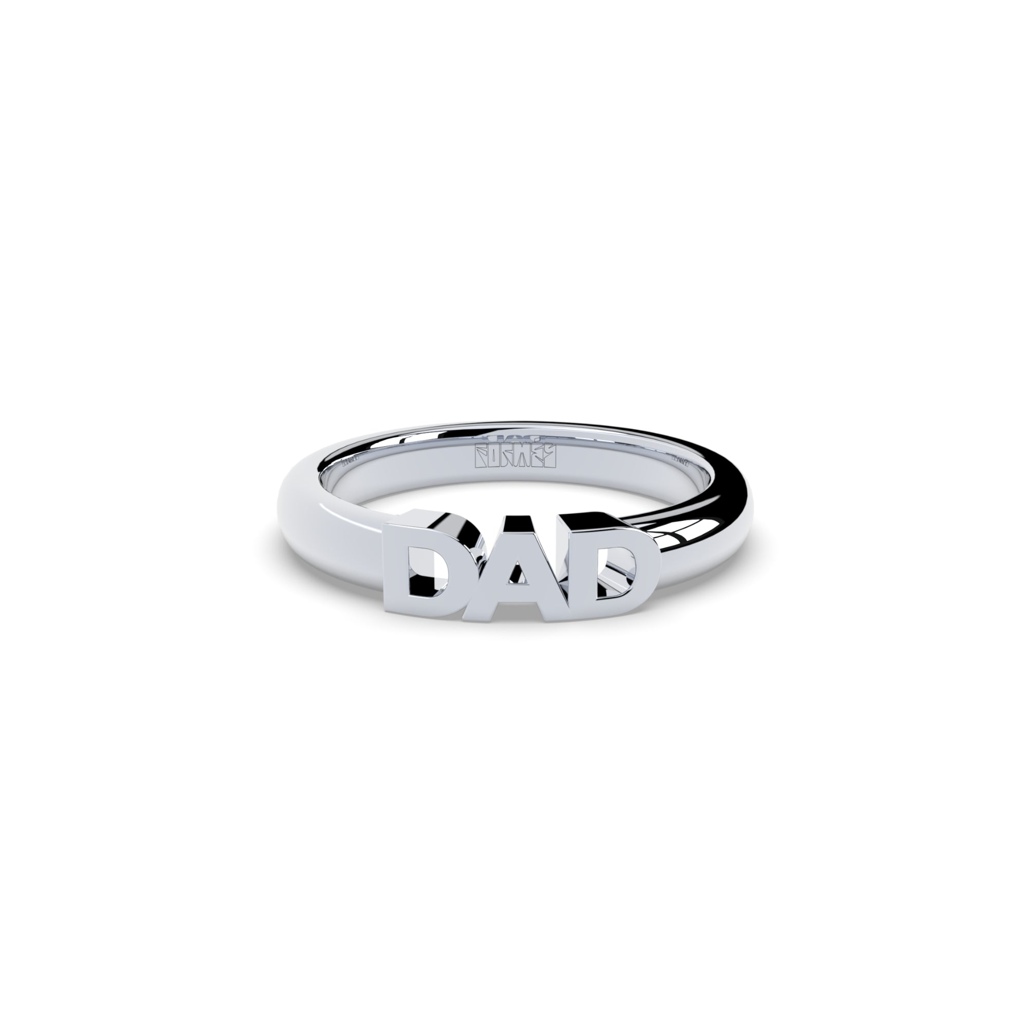 DAD ring golden by Formes White