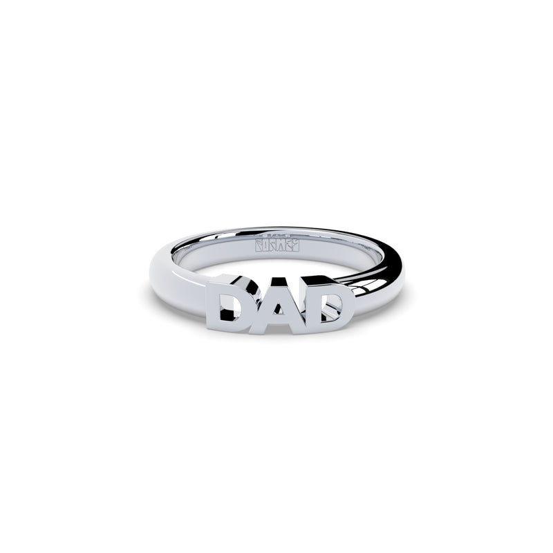 DAD ring golden by Formes White