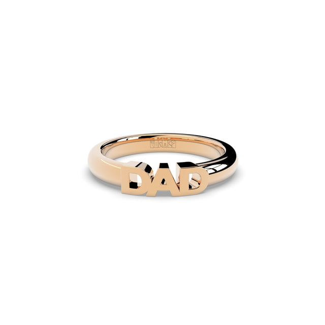 DAD ring golden by Formes rose