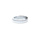 Dual diamonds line ring 