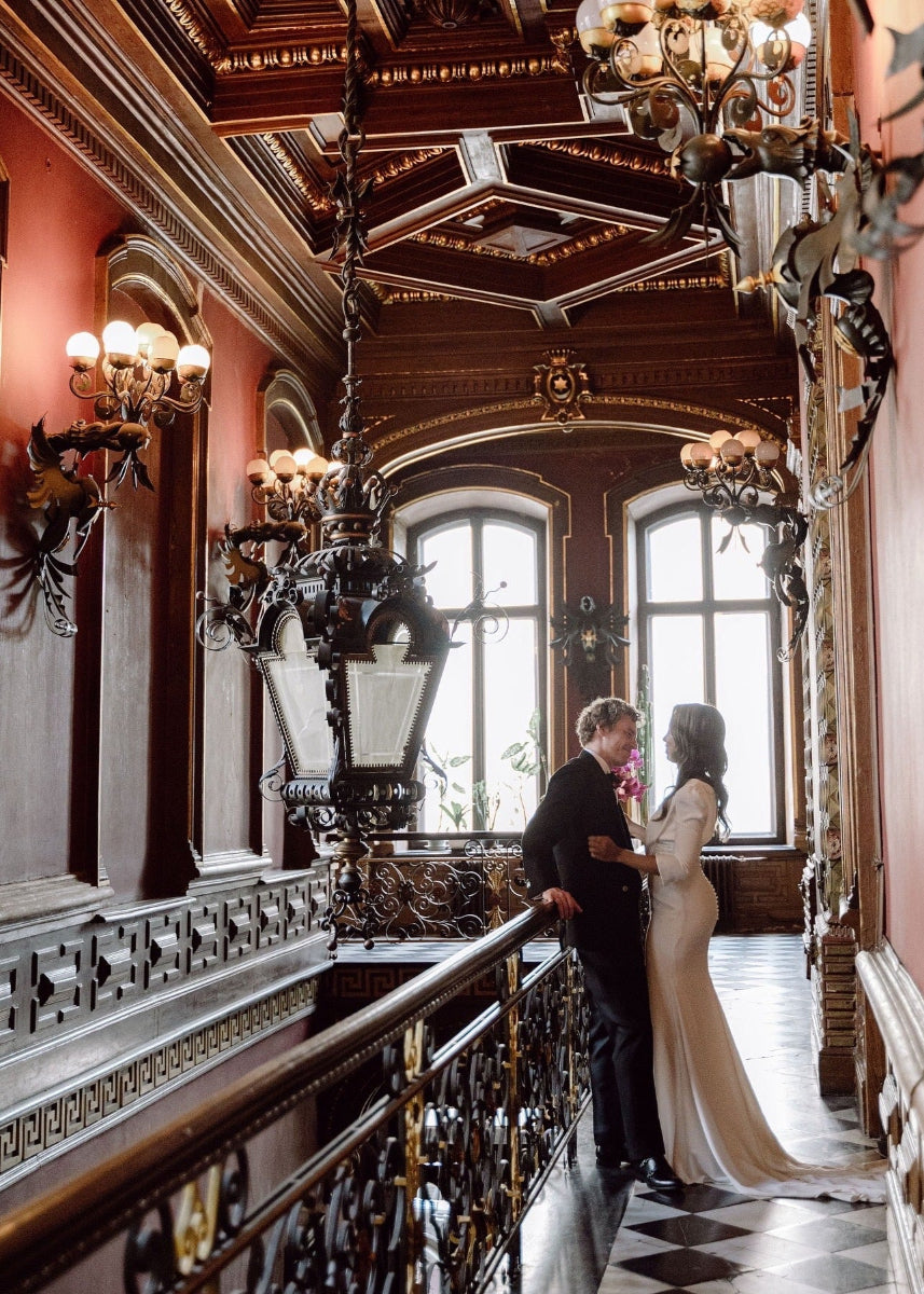 Nora and Vytautas weddings with Formes rings