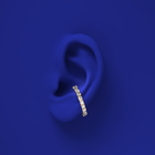 Blue Edges Fine Ring/Ear Cuff by Formesjewelry.com