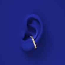Blue Edges Fine Ring/Ear Cuff by Formesjewelry.com